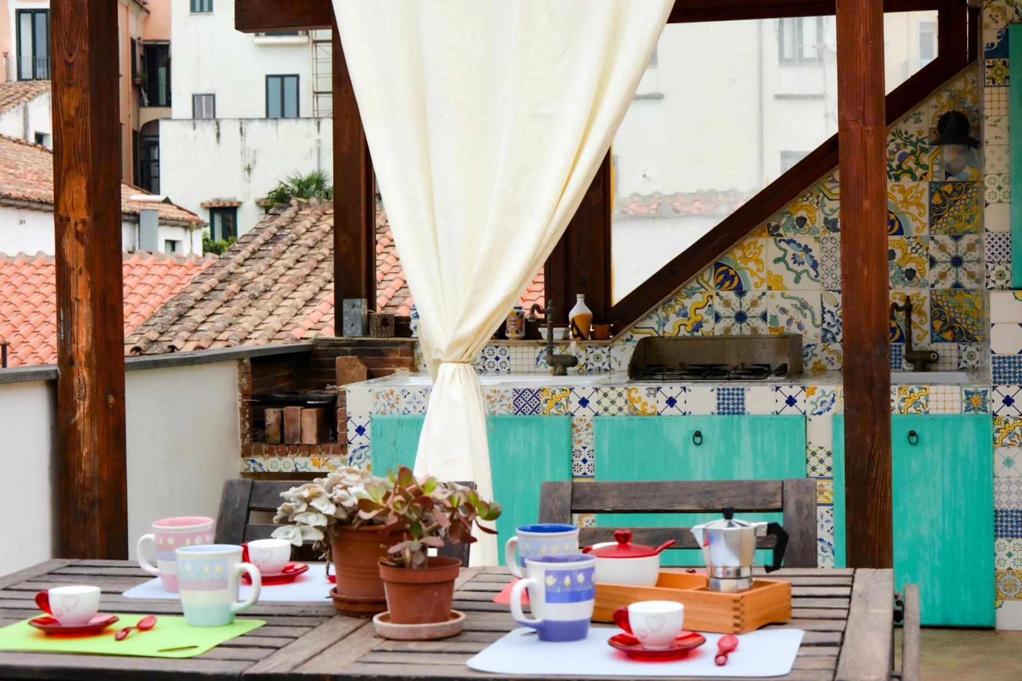 Terrazza Fruscione - Appartamento Con Terrazza Esclusiva Salerno Exteriör bild